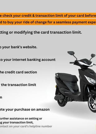 EOX E2 Low Speed Electric Scooter Non RTO with 60-80Km Range, Black Portable Lithium Battery & Charger 