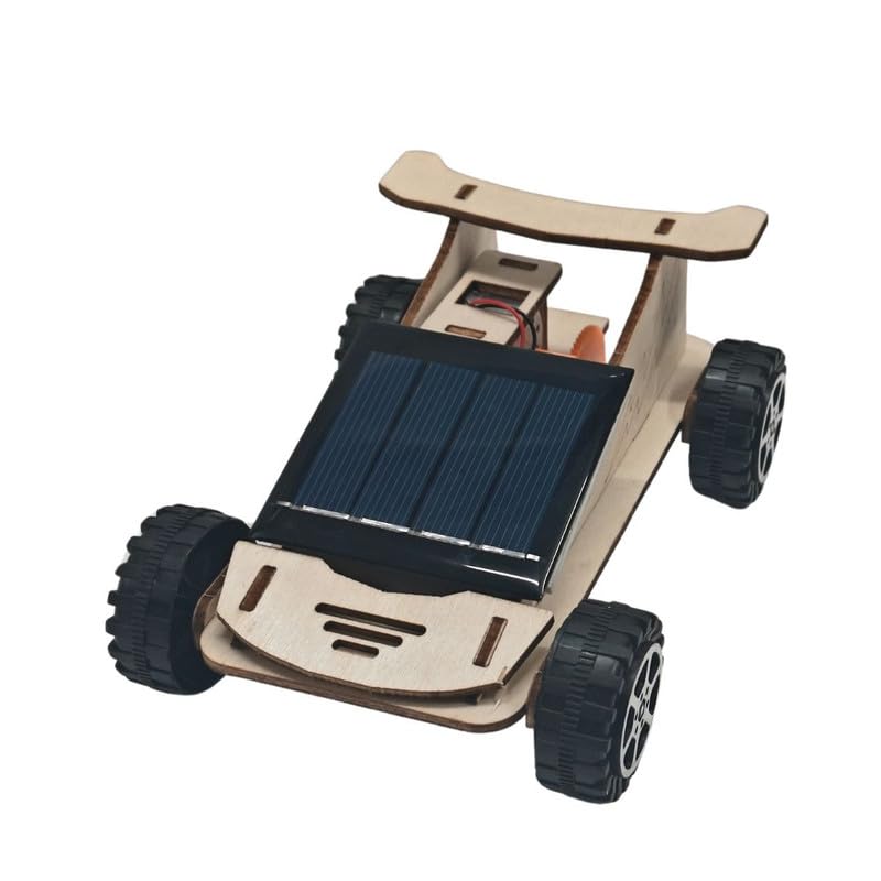 ERH India DIY Solar Panel Cell Toy Car Kit Science Project Experiment Working Model for School Students Kids 