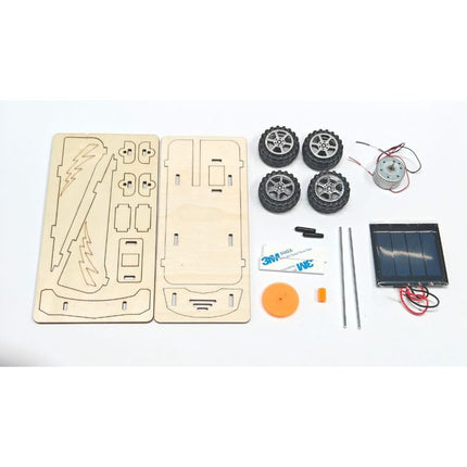 ERH India DIY Solar Panel Cell Toy Car Kit Science Project Experiment Working Model for School Students Kids 