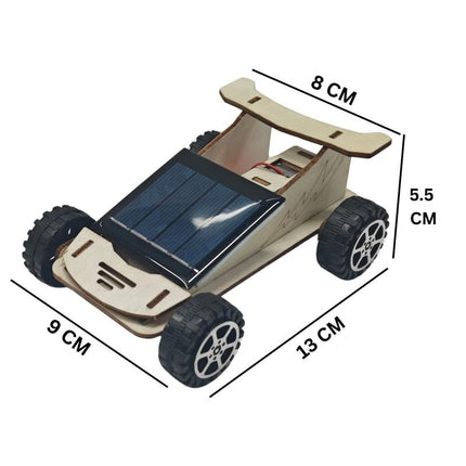 ERH India DIY Solar Panel Cell Toy Car Kit Science Project Experiment Working Model for School Students Kids 