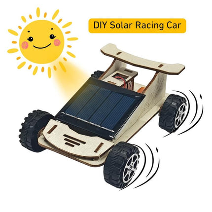 ERH India DIY Solar Panel Cell Toy Car Kit Science Project Experiment Working Model for School Students Kids 