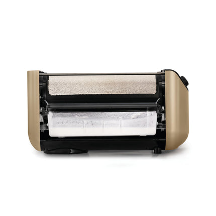 EVOCHEF EC Flip Automatic Dosa Maker, 1-Minute Dosas, 360° Food Grade Coated Roller, Easy Cooking Time & Thickness Control, Touch Controls, Compact & Portable, 1600W, 1 Year Warranty, Golden Beige 