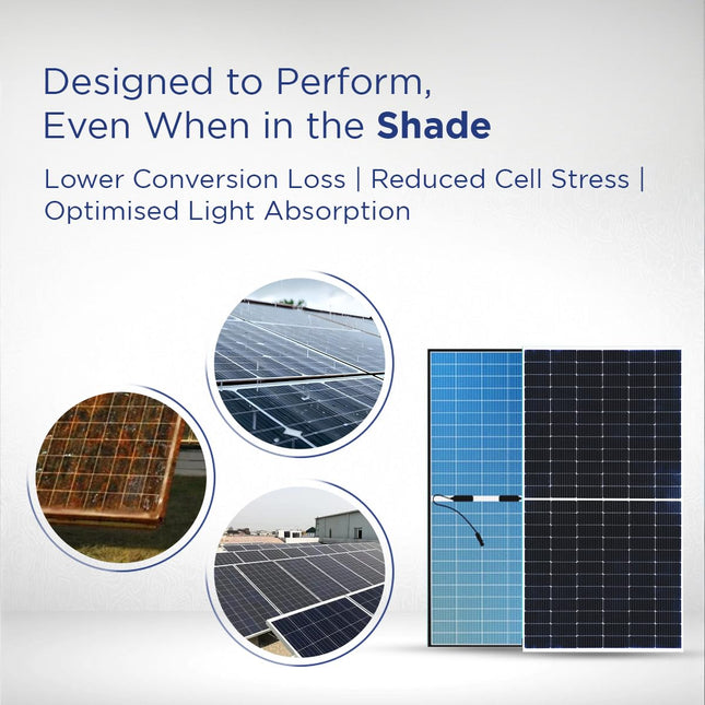 Eastman EBP550W - 550W Bi-Facial, Non-DCR Solar Panel (Pack of 2) Suitable for Homes, Offices & Shops | 10 Years Product Warranty | 25 Years Performance Warranty | 20% More Module Efficiency 