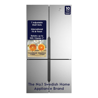 Electrolux 564L Inverter French Door Refrigerator With GreenZone EvenTemp 