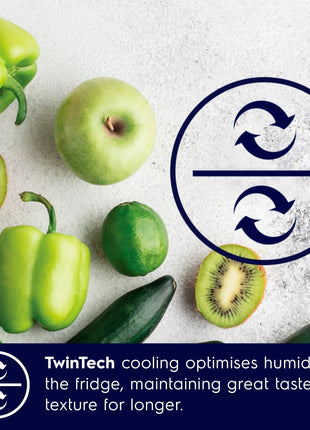 Electrolux 680L Frost Free Inverter French Door Refrigerator, TasteSealFlex, TwinTech Cooling System, Glossy Dark Grey Stainless Steel, UltimateTaste 900, EQE6879A-B 