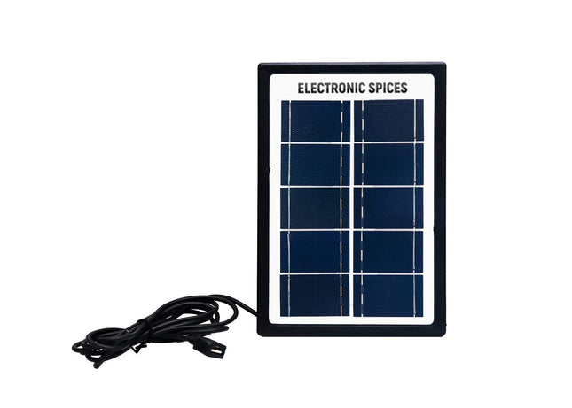 Electronic Spices 6V-3W Solar Panel Solar Charge Battery cable 5V USB output Cameras (Multicolor) 