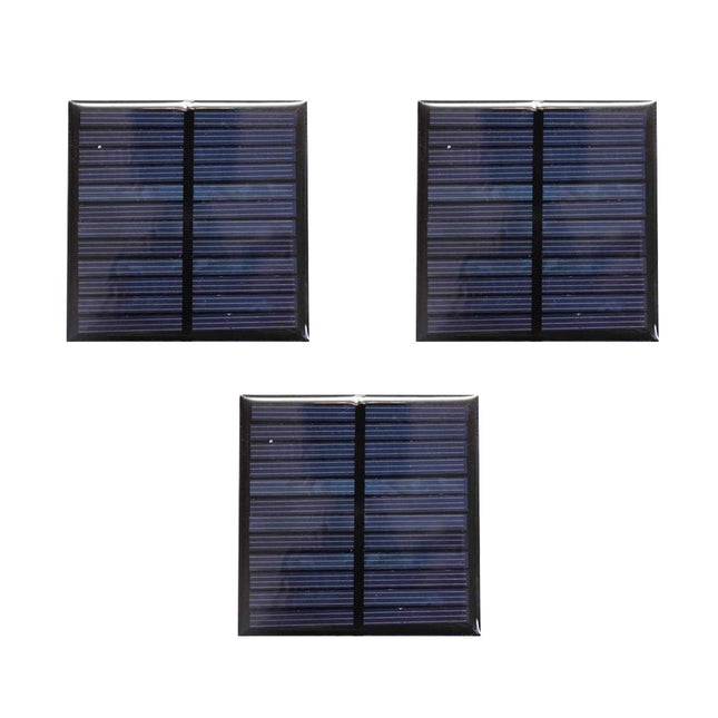 Electronic Spices Solar for DIY Square Shape Mini Solar Panel 6V-100 mAh (70 x 70 x 03 mm) 