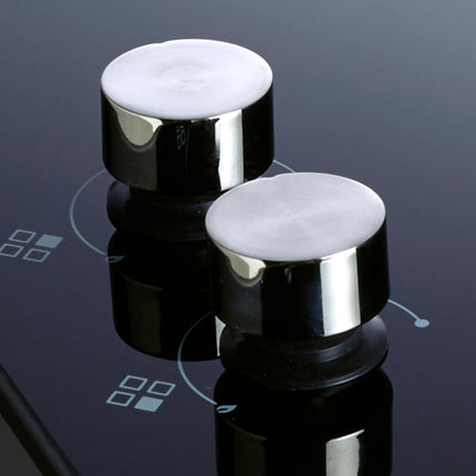 Elica 90cm 4 Burner Gas Hob | RG FLEXI 491 Lotus IND HD Brass | Built-in & Freestanding | Cast Iron Pan Support | Black Glass Finish | 10-Year Burner Warranty, 5-Year Glass & Valve Warranty 