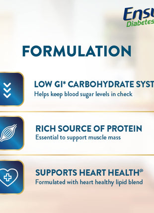 Ensure Complete & Balanced Nutrition Drink For Adults 2kg, Vanilla Flavour & Ensure Diabetes Care Nutrition to Help Control Blood Sugar Levels- Vanilla 400g Box 