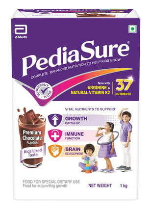 Ensure Complete & Balanced Nutrition Drink For Adults 2kg, Vanilla Flavour & Pediasure Health and Nutrition Drink Powder 1kg, Premium Chocolate Flavour Value Pack 