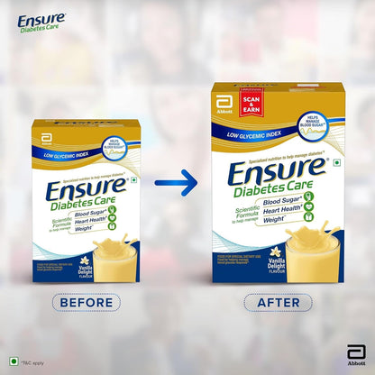 Ensure Diabetes Care- Nutrition to Help Control Blood Sugar Levels- 200gms (Vanilla Flavour) 