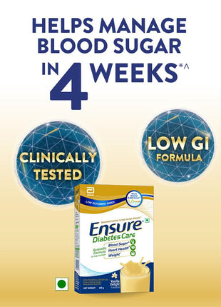 Ensure Diabetes Care- Nutrition to Help Control Blood Sugar Levels- 200gms (Vanilla Flavour) 