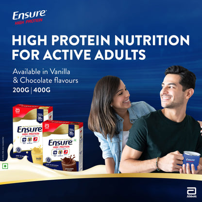 Ensure High Protein Drink for Physically Active Adults - Vanilla 400g, Red 