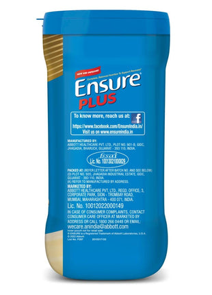 Ensure Plus Powder - 1 Kg (Vanilla), Blue 