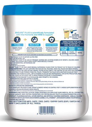 Ensure Plus Powder - 1 Kg (Vanilla), Blue 