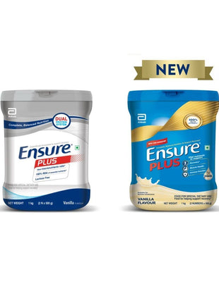 Ensure Plus Powder - 1 Kg (Vanilla), Blue 