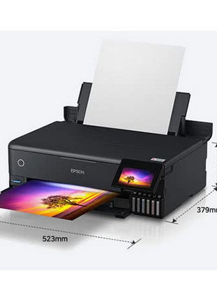 Epson Colour Ecotank L8180 Multifunction A3+ Inktank Photo Printer, Black 