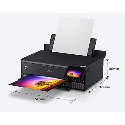 Epson Colour Ecotank L8180 Multifunction A3+ Inktank Photo Printer, Black 