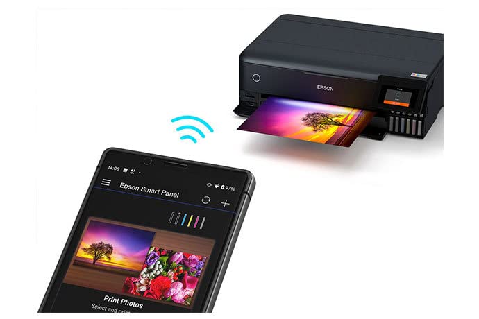 Epson Colour Ecotank L8180 Multifunction A3+ Inktank Photo Printer, Black 