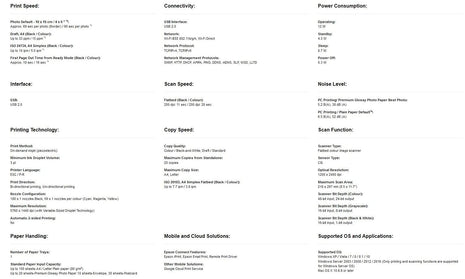 Epson EcoTank L3250 A4 Wi-Fi All-in-One Ink Tank Printer Ink 