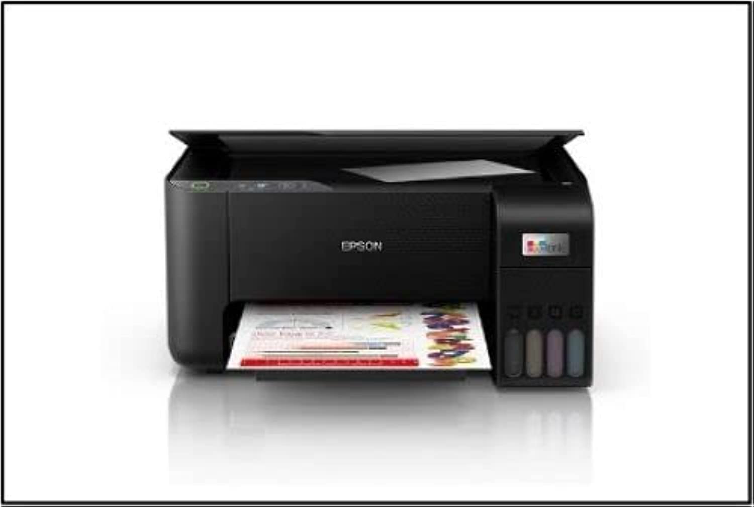 Epson Ecotank L3250 A4 Wi-Fi All-in-One Ink Tank Colour Printer Ink, Black 