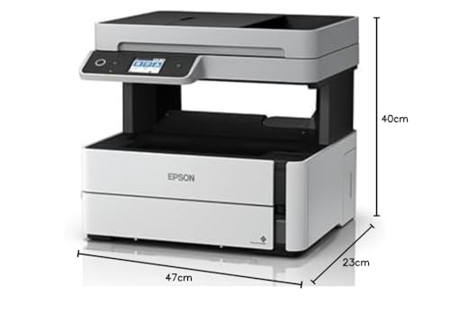 Epson Ecotank Monochrome M3170 All-in-One Duplex Wi-Fi Inktank Printer, White 