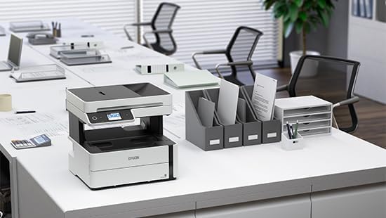 Epson Ecotank Monochrome M3170 All-in-One Duplex Wi-Fi Inktank Printer, White 