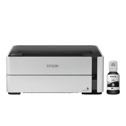 Epson Ecotank Wireless Monochrome Supertank Printer (M1170), White 