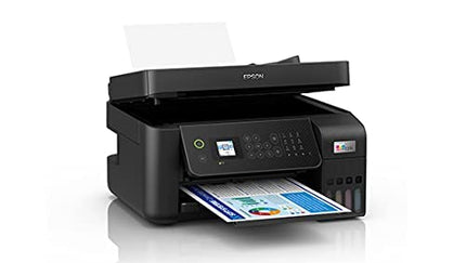 Epson L5290 Wireless All-in-One Print, Scan, Copy, Fax with Adf Color Home Inkjet Printers, Black 