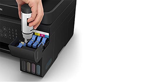 Epson L5290 Wireless All-in-One Print, Scan, Copy, Fax with Adf Color Home Inkjet Printers, Black 