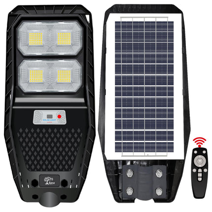 Epyz 50Watt Solar Street Light Outdoor Waterproof with Remote 196 LEDs Motion Sensor Light and Dusk to Dawn for Garden,Street,Lawn [ with Out Pole ] [ Pack of 1,Cold White ] 