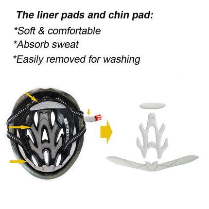 FABSPORTS Light Weight Bicycle/Bike Helmet with Flexible Padding for Kids and Adults, Adjustable Size, for Road & Mountain Cycling/Skating, Red 