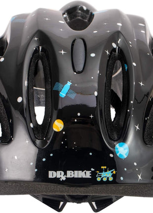 FABSPORTS Printed Safety Helmet for Kids-Boys & Girls (5-12 Years), Light Weight Bicycle/Bike Helmet, Adjustable Size, Superior Ventilation for Cycling/Skating/Skate Boarding, Black 