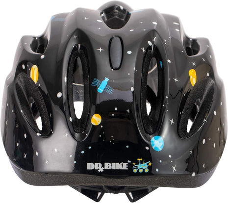 FABSPORTS Printed Safety Helmet for Kids-Boys & Girls (5-12 Years), Light Weight Bicycle/Bike Helmet, Adjustable Size, Superior Ventilation for Cycling/Skating/Skate Boarding, Black 