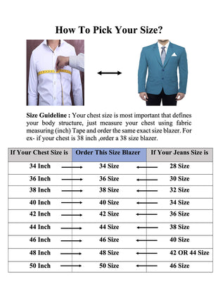 FAVOROSKI Designer Men's Slim Fit Notch Lapel Collar Single Breasted Tuxedo Blazer, Turquoise Green XL 