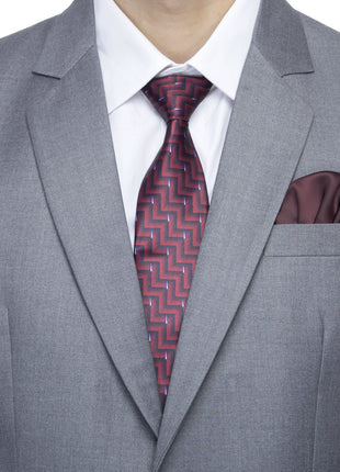 FAVOROSKI Designer Men's Slim Fit Notched Lapel Single Breasted Solid Blazer, Grey (FAVBL161114-GREY-4XL) 