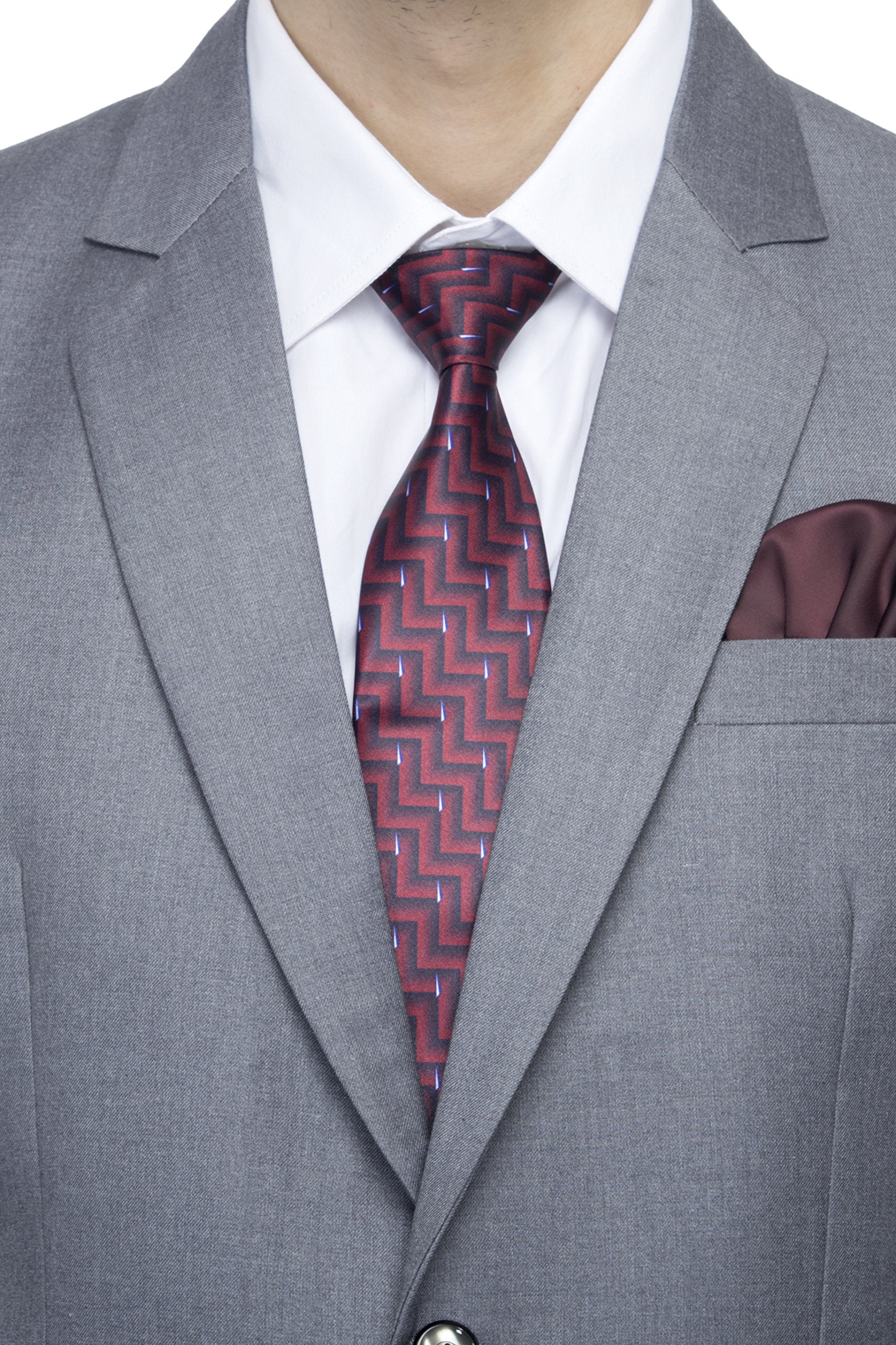 FAVOROSKI Designer Men's Slim Fit Notched Lapel Single Breasted Solid Blazer, Grey (FAVBL161114-GREY-4XL) 