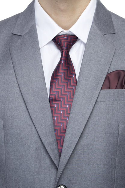 FAVOROSKI Designer Men's Slim Fit Notched Lapel Single Breasted Solid Blazer, Grey (FAVBL161114-GREY-4XL) 