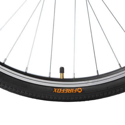 FIREFOX Rapide 700C 21 Gears Hybrid Bicycle for Mens | Red | Frame:18 Inches | 21 Speed | 98% Assembled Cycle 