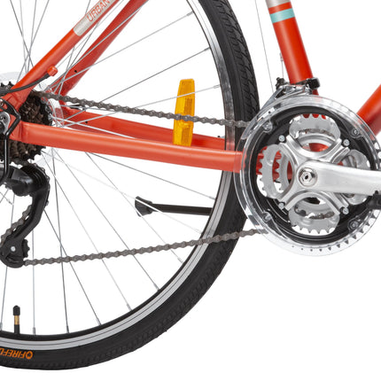 FIREFOX Rapide 700C 21 Gears Hybrid Bicycle for Mens | Red | Frame:18 Inches | 21 Speed | 98% Assembled Cycle 