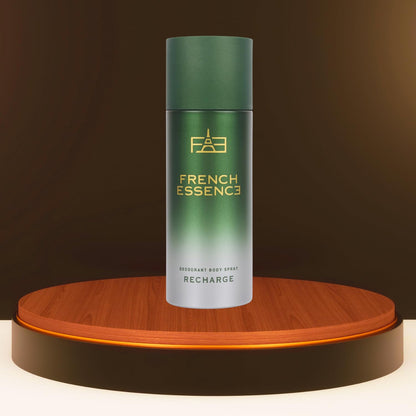 FRENCH ESSENCE Premium Aerosol Perfume For Men | Luxury Perfume | Eau De Parfum Set Long Lasting Smell, Gift Purpose, Fresh Scent (Recharge) 60 Ml Citrusy, Musk Edp 