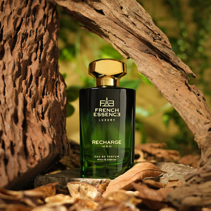 FRENCH ESSENCE Premium Aerosol Perfume For Men | Luxury Perfume | Eau De Parfum Set Long Lasting Smell, Gift Purpose, Fresh Scent (Recharge) 60 Ml Citrusy, Musk Edp 