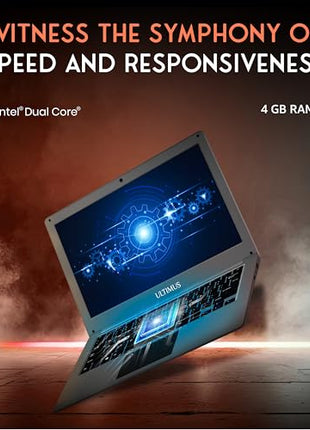 FUTOPIA ULTIMUS Pro Laptop Celeron 4GB RAM 128GB Gray 