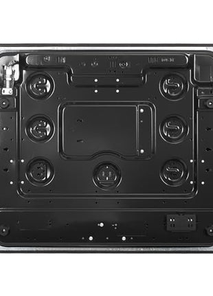 Faber 3 Burner 70cm Hob |Auto-Ignition| HOB PRIME HT703 CRS BR CI AI |Metal Knobs| Cast Iron Pan Support |Hob/Cooktop Hybrid| Black Glass Finish |5 Yr Warranty on Glass,Valve & 2 Yr on Burner by Faber 