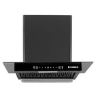 Faber 60cm 1300 m³/hr Autoclean T-Shape Kitchen Chimney | Autoclean Alarm | Mood Light | 12Yr Warranty on Motor 2Yr Comprehensive by Faber|Filterless|Touch & Gesture|HOOD IGNIS IN HC SC BK FL 60,Black 