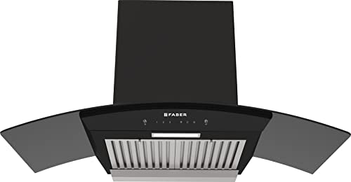 Faber 90 cm 1500 m³/hr Autoclean Kitchen Chimney, 12Yr Warranty on Motor(2Yr Comprehensive), HOOD PRIMUS PLUS ENERGY IN HCSC BK 90,Touch & Gesture Control,Black) 