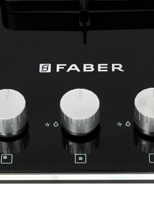 Faber 90 cm Hobtop 5 Burner, Auto Ignition (HOB HTG 905 CRS BR CI) 