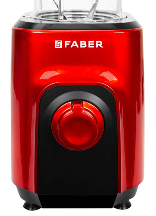 Faber ARIA 4in1 Sportz Blender |Mixer Grinder Blender|400 Watts |Smoothie maker|100% Copper Motor|Detachable SS Blade|2 PC Jar,1 Mug and 1Dessert cup |Wet, Dry Grinding |2 Year Warranty by Faber(Wine) 