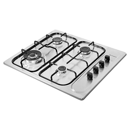 Faber Hob FH 40 AMD Stainless Steel Top 4 Italian Burners (Silver) 