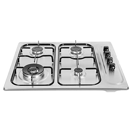 Faber Hob FH 40 AMD Stainless Steel Top 4 Italian Burners (Silver) 